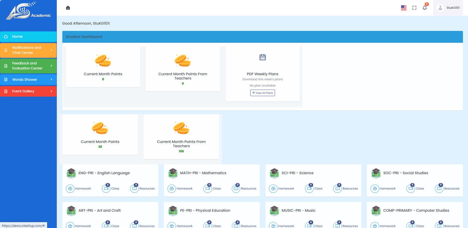 Student Dashboard