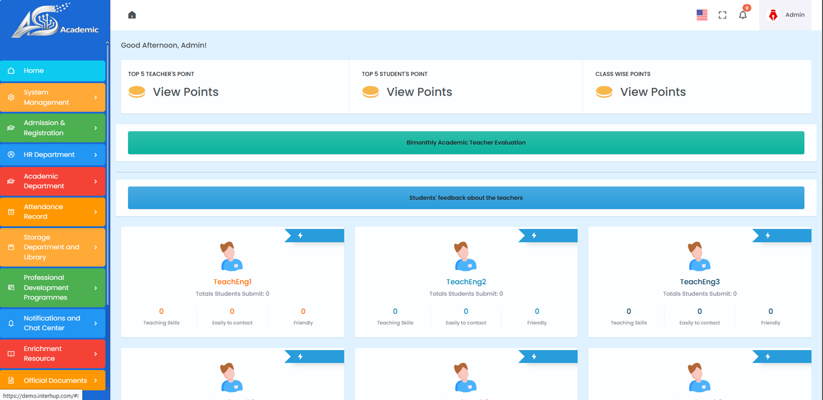 Admin Dashboard