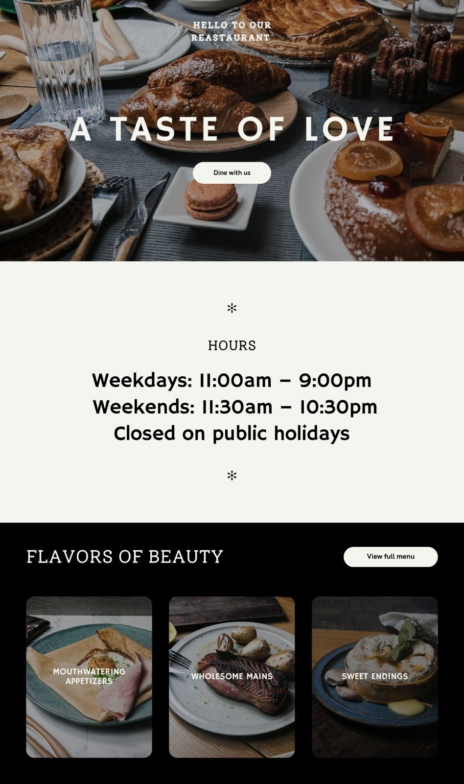 Restaurant & Dining Brand